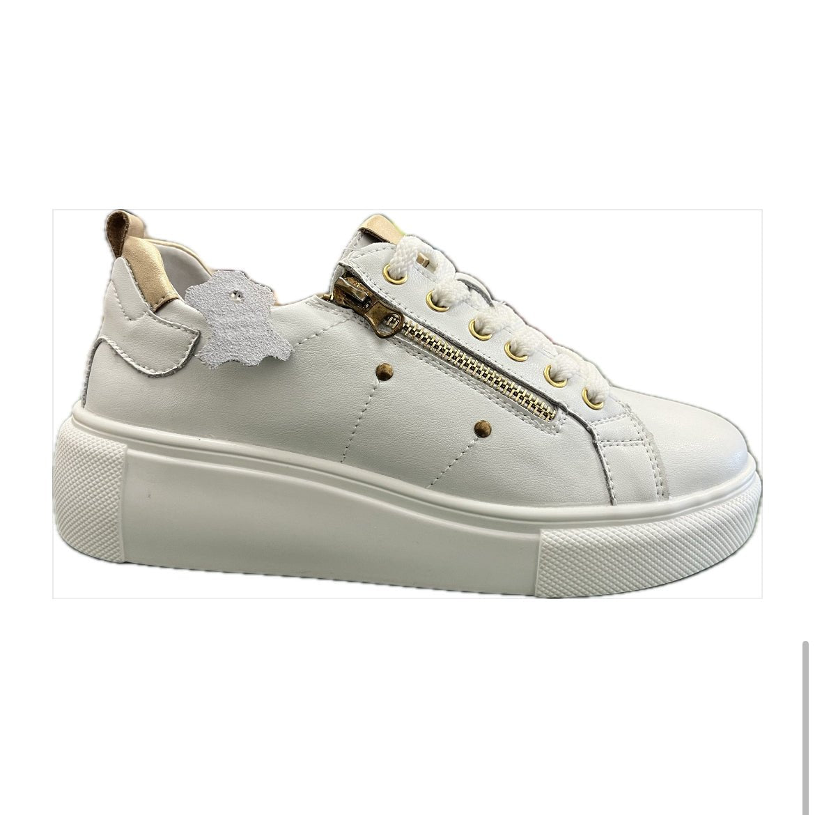 Jojo - Sneaker White and Gold