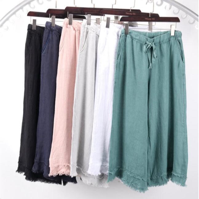 Cest Parfait - Linen Pants - 6 Colours